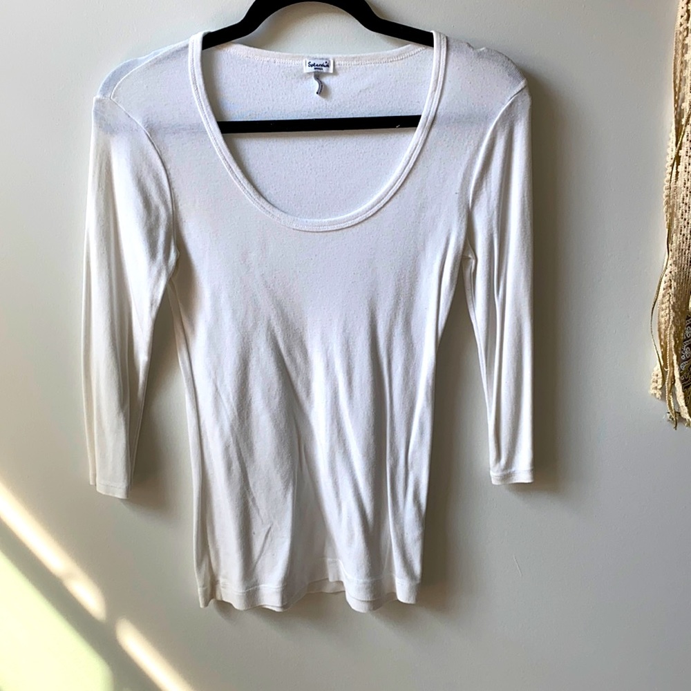 White half sleeve shirt